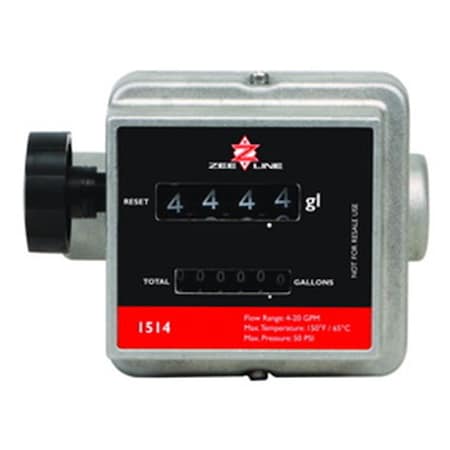 Zeeline Mechanical Fuel Meter 1 in. NPT 1514-1